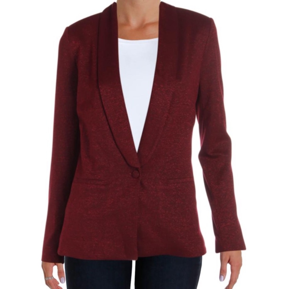 NTW Scotch & Soda Red Glitter Blazer. Sz XS.